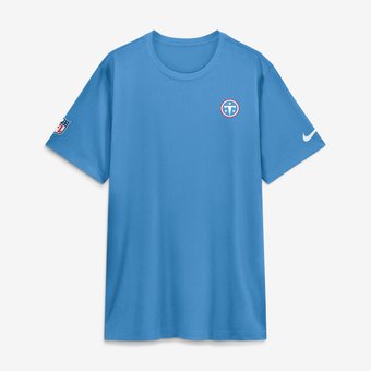 Men's Nike Light Blue Tennessee Titans Sideline Legend Small Logo Dri-FIT T-Shirt