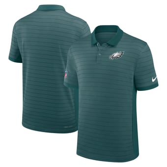 Men's Nike Midnight Green Philadelphia Eagles Sideline Victory Stripe Dri-FIT Polo