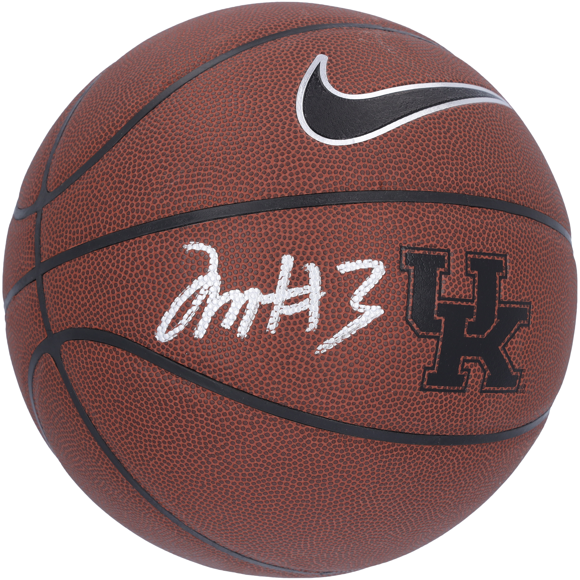 Tyrese Maxey Kentucky Wildcats Autographed Nike Team Logo Replica Basketball