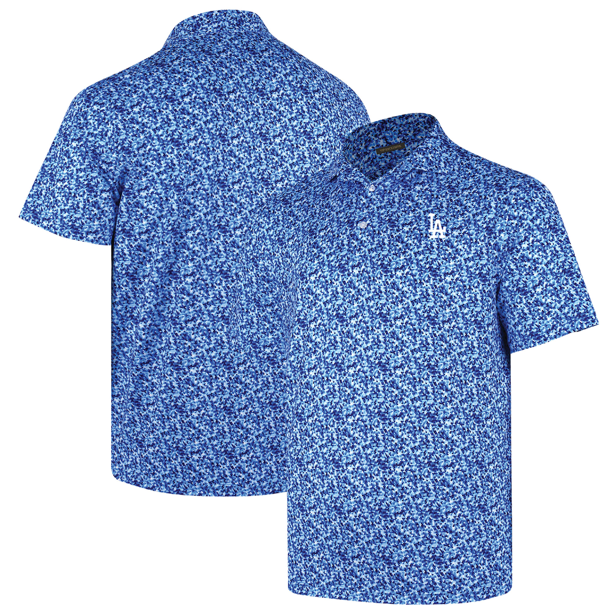 Men’s Royal Los Angeles Dodgers 4K Tri-Blend Polo Men’s Royal Los Angeles Dodgers 4K Tri-Blend Polo
