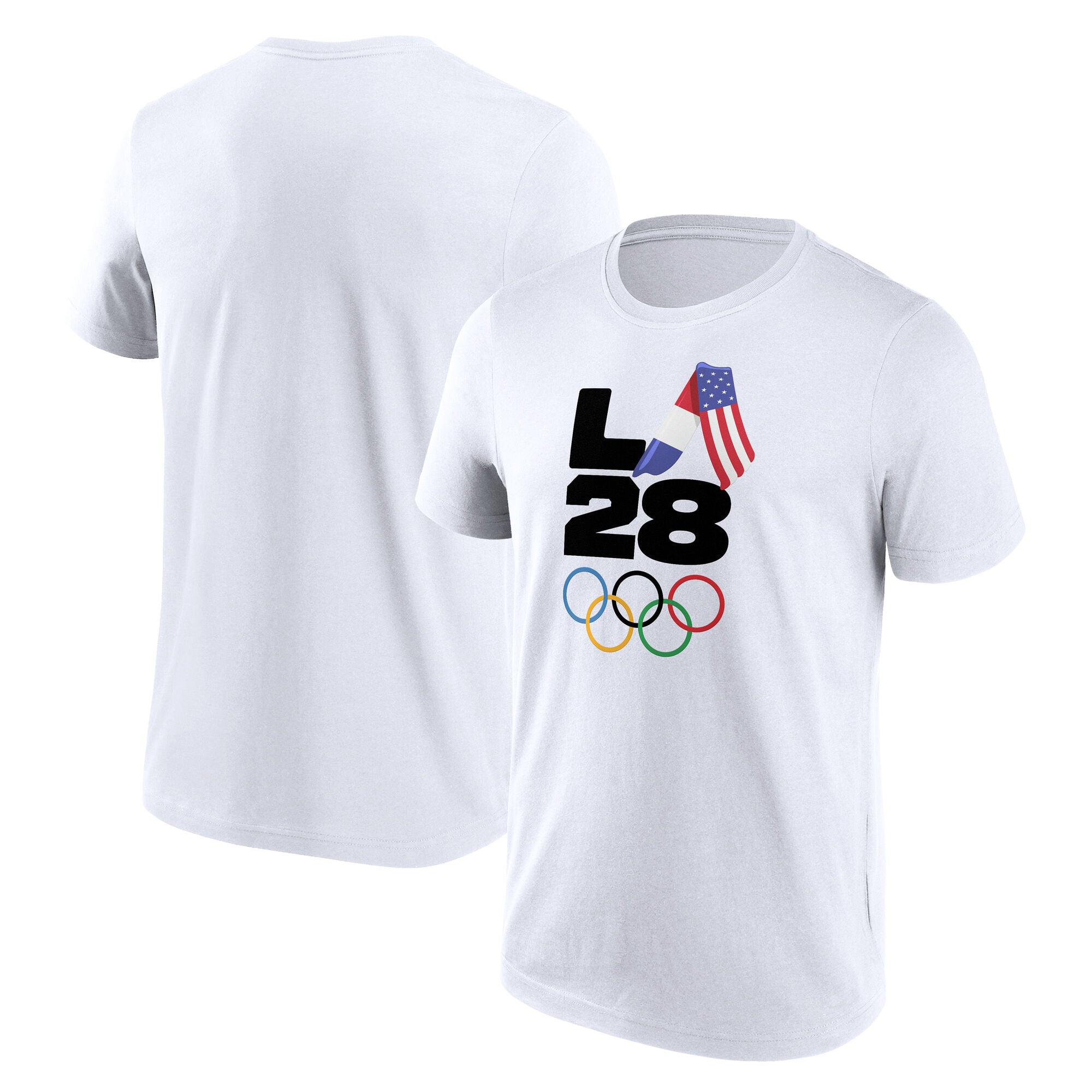 T-shirt grafica Paris 2024 Olympics x LA28 Flags Handover