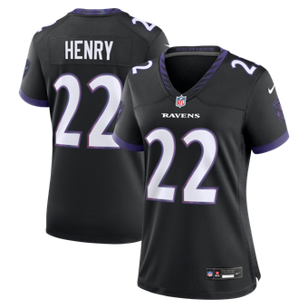 Women's Nike Derrick Henry Black Baltimore Ravens Alternate Game Jersey