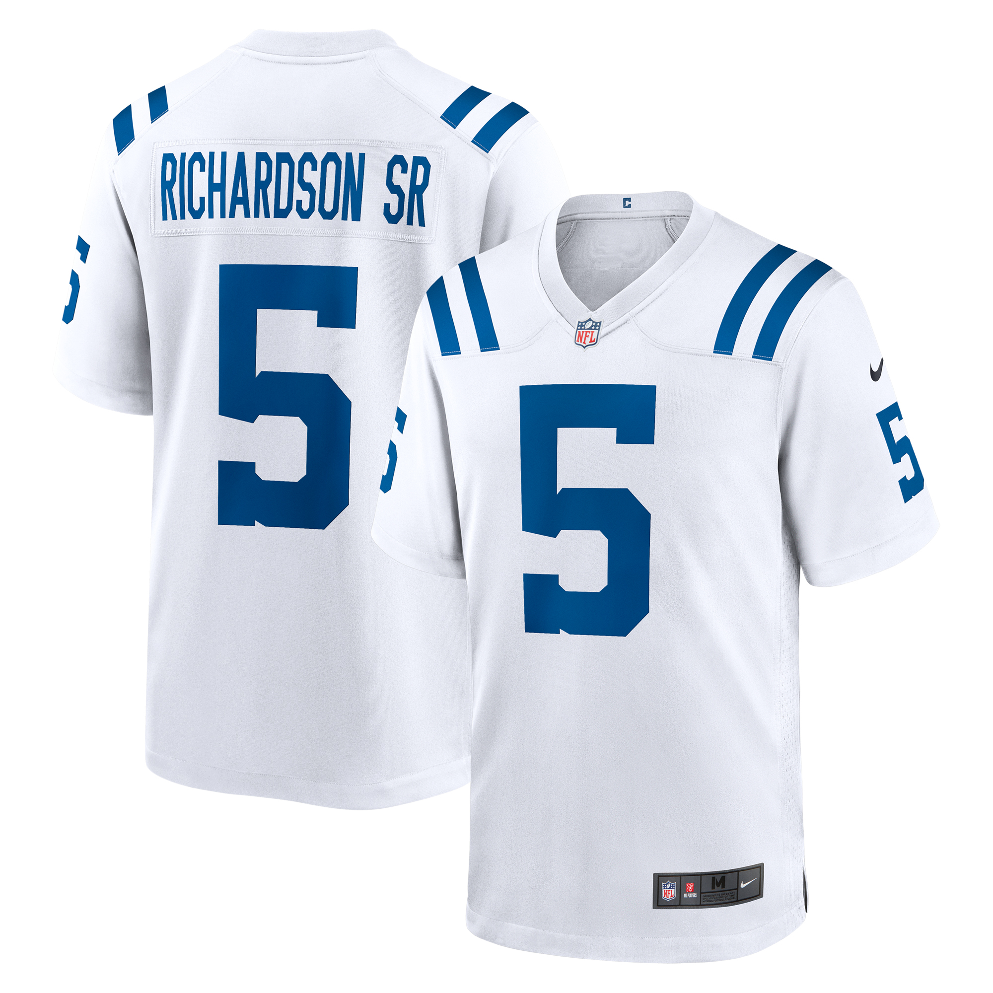 Men's Nike Anthony Richardson Sr. White Indianapolis Colts Game Jersey