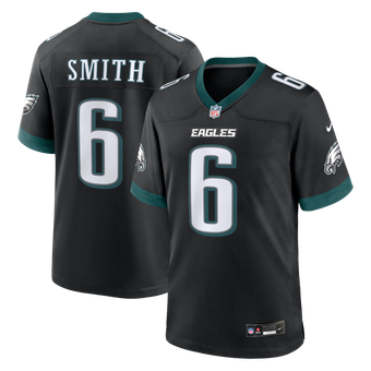 Men's Nike DeVonta Smith  Black Philadelphia Eagles Alternate Game Jersey