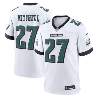 Men's Nike Quinyon Mitchell White Philadelphia Eagles Game Jersey