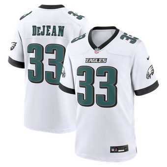 Men's Nike Cooper DeJean  White Philadelphia Eagles Game Jersey
