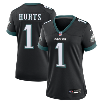 Women's Nike Jalen Hurts  Black Philadelphia Eagles Alternate Game Jersey
