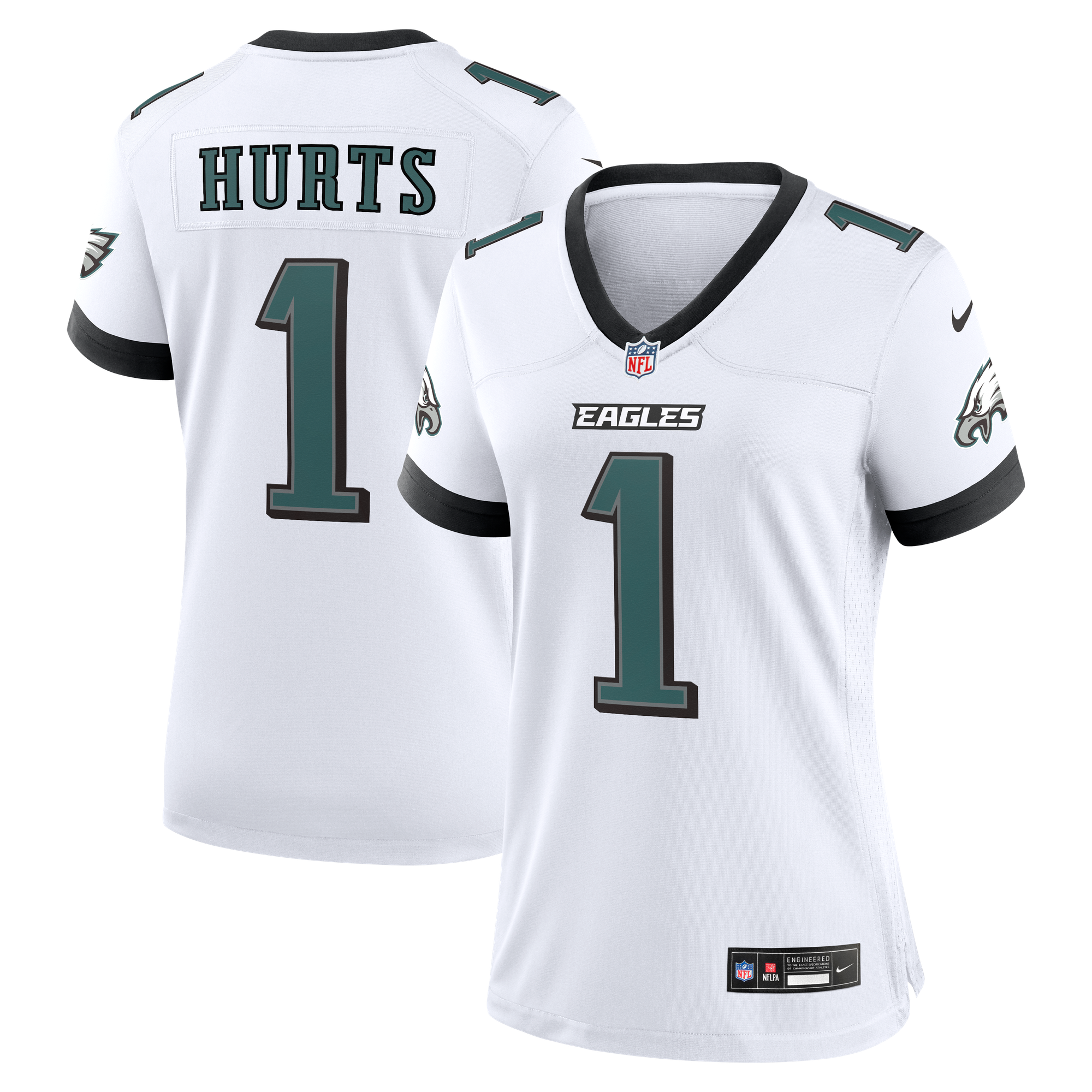 Women's Nike Jalen Hurts White Philadelphia Eagles Game Jersey