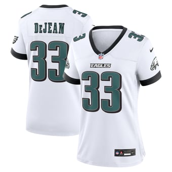 Women's Nike Cooper DeJean White Philadelphia Eagles Game Jersey
