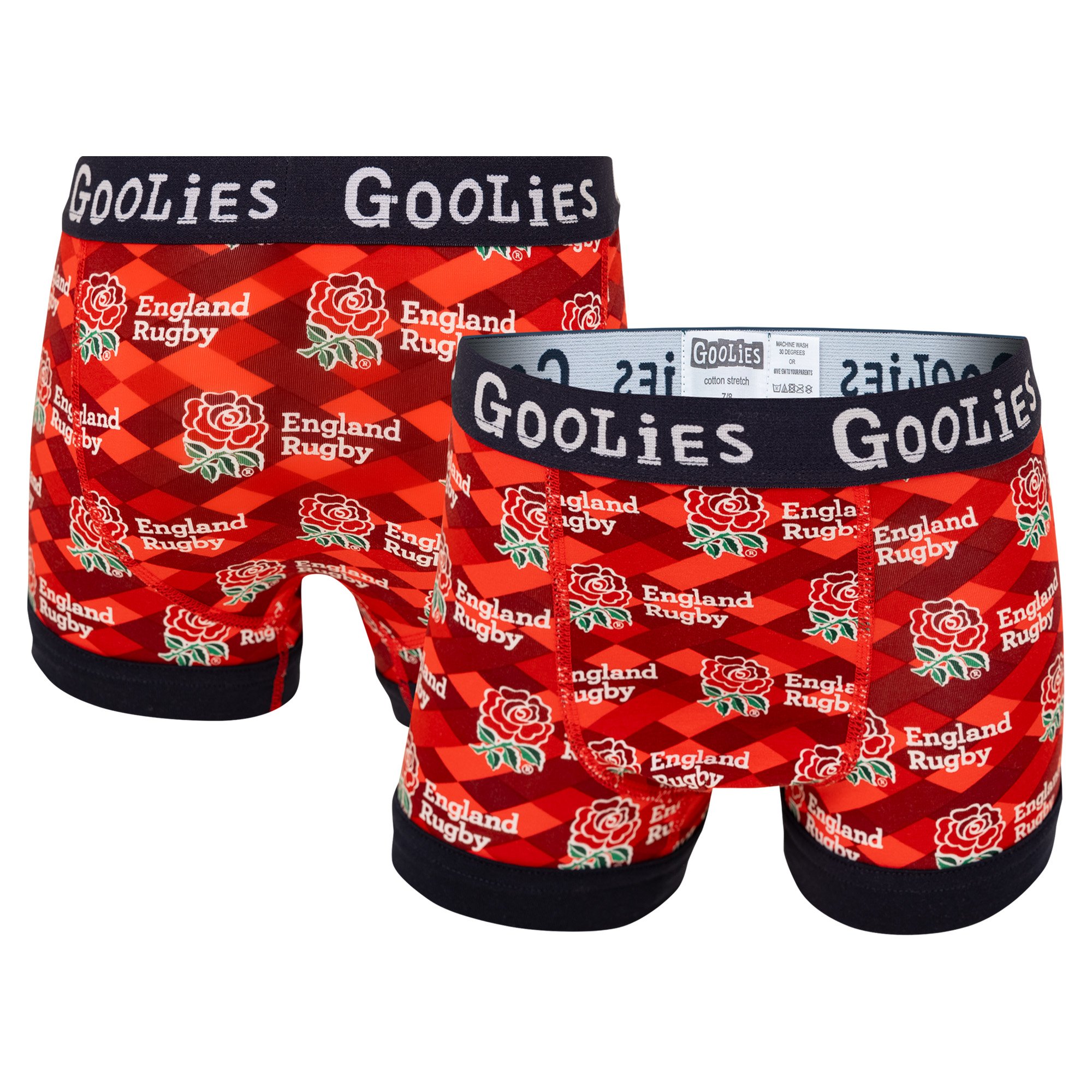 Boxer da bambino England Rugby Goolies 24/25 - Rosso