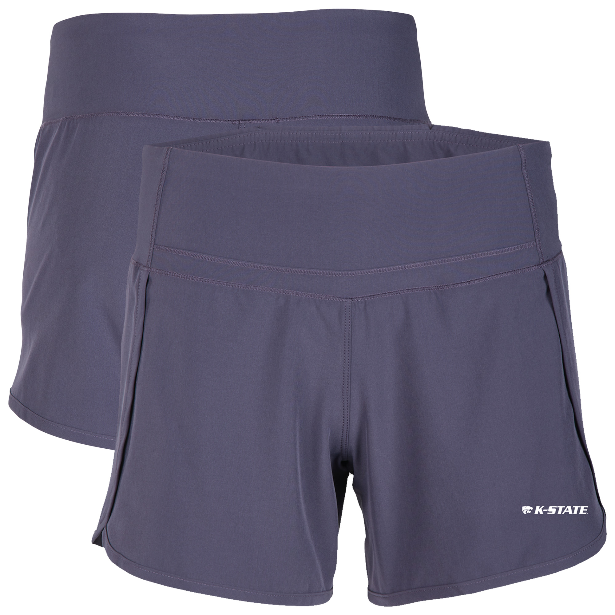 Women's Boxercraft Purple Kansas State Wildcats Stretch Woven Lined Shorts