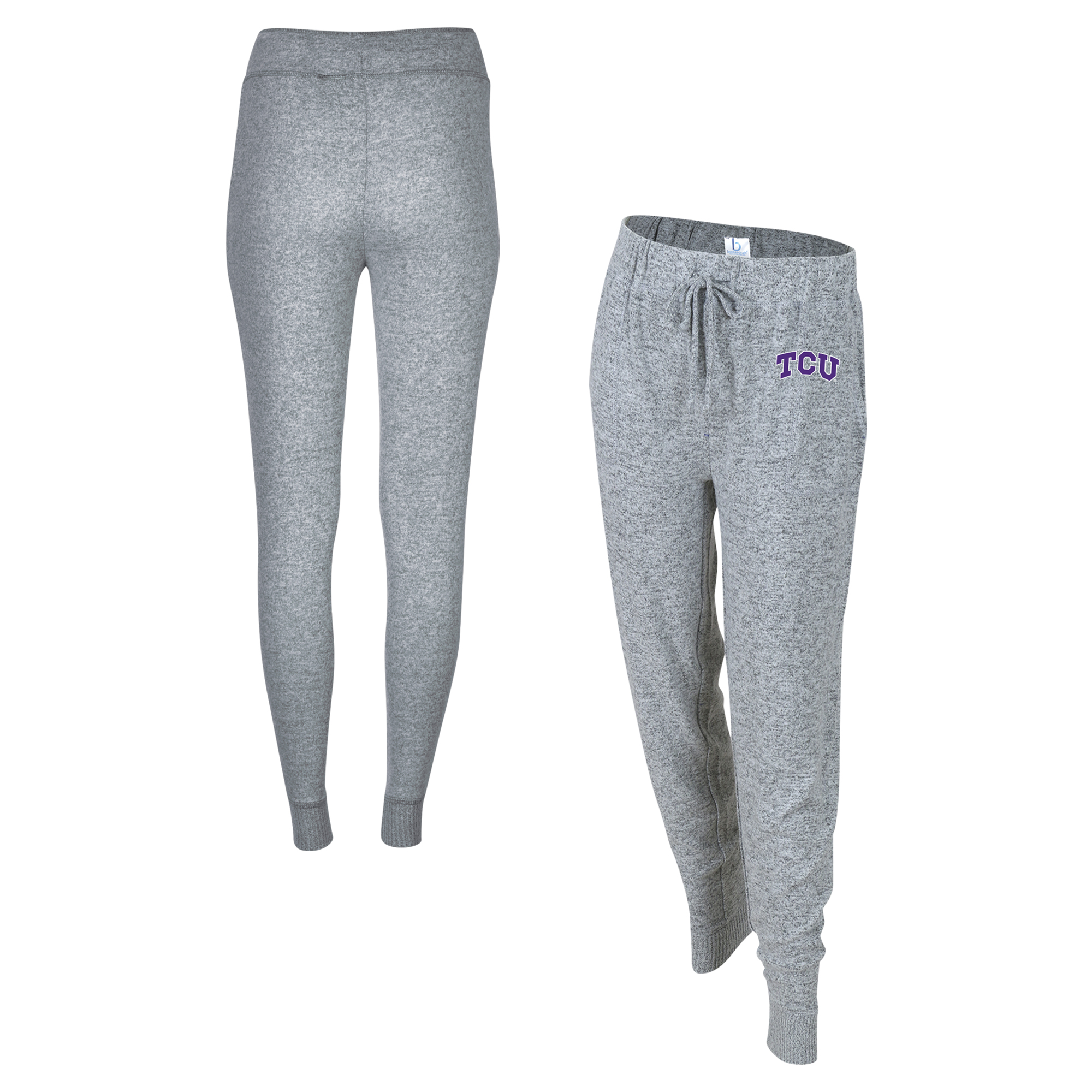Women’s Boxercraft Gray TCU Horned Frogs Cuddle Tri-Blend Jogger Pants