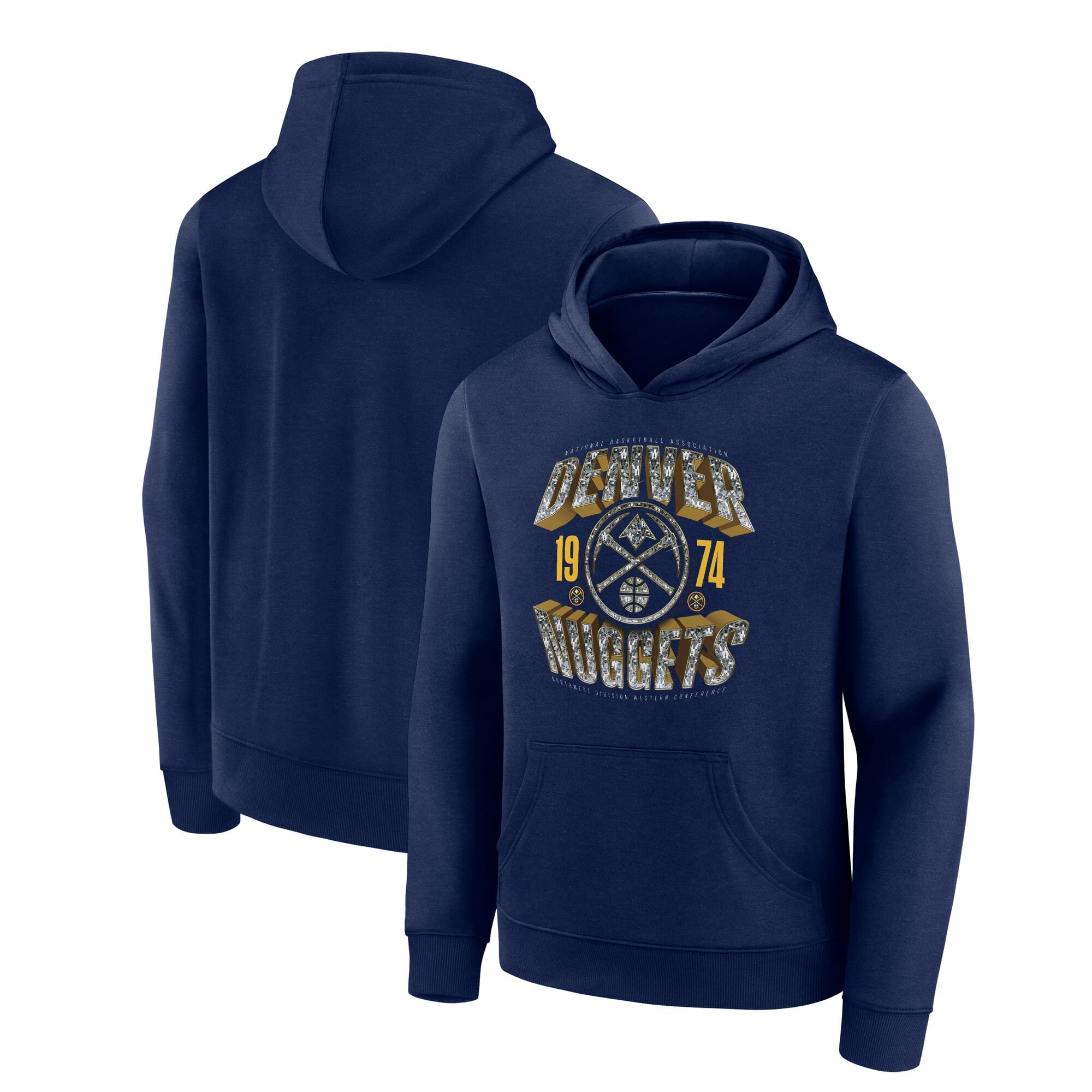 Felpa con cappuccio Denver Nuggets Quick Strides - Gioventù