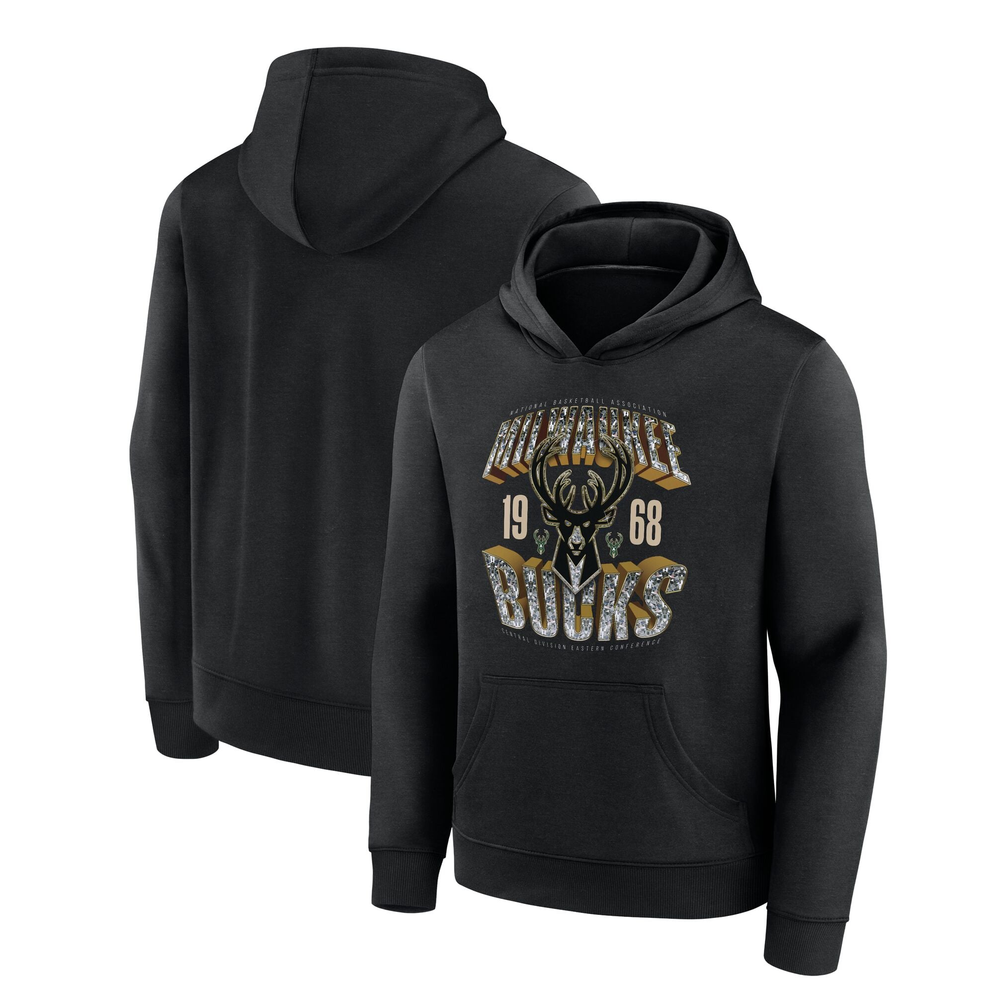 Sweat à capuche Quick Strides des Milwaukee Bucks - Jeunesse