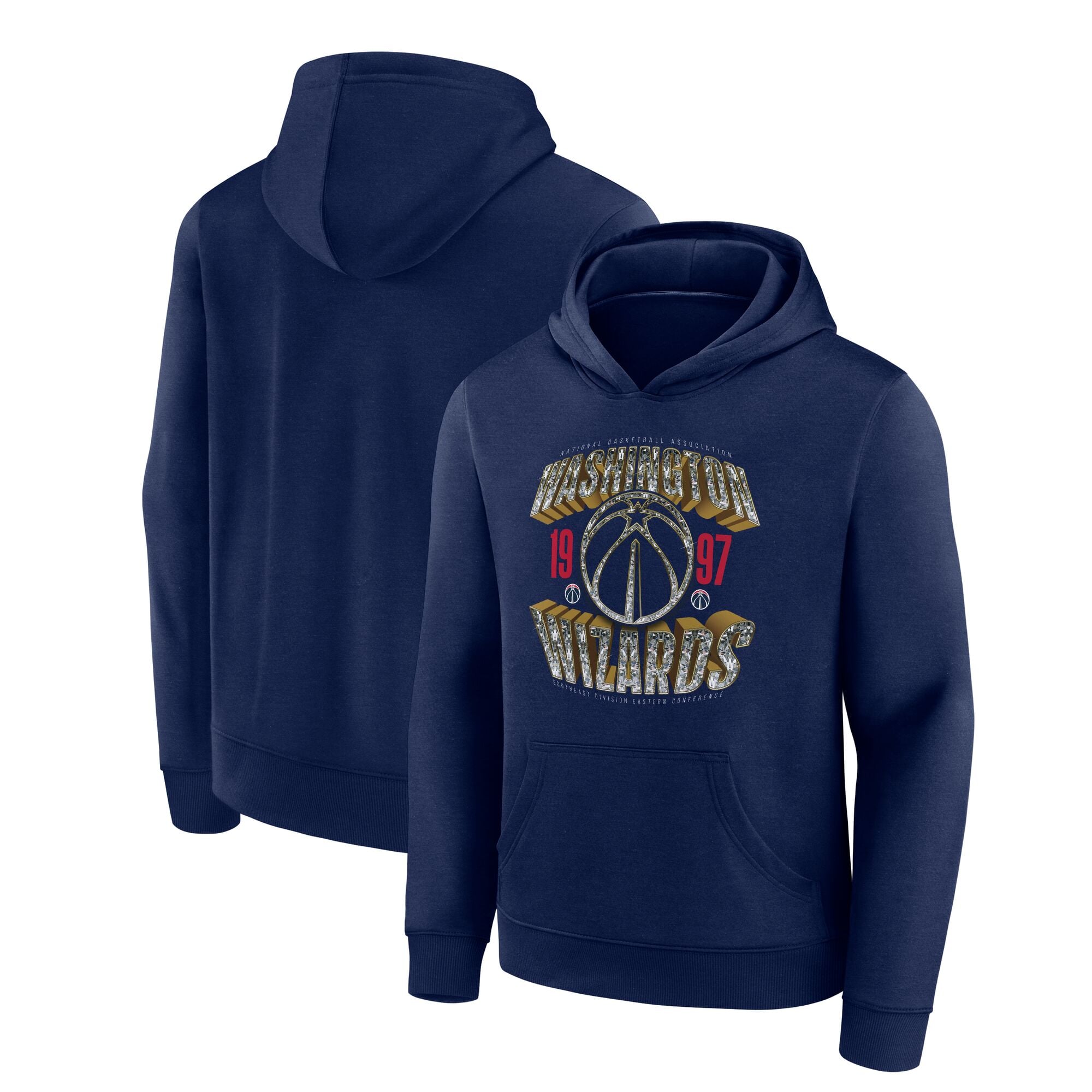 Washington Wizards Quick Strides Felpa con cappuccio - Ragazzi