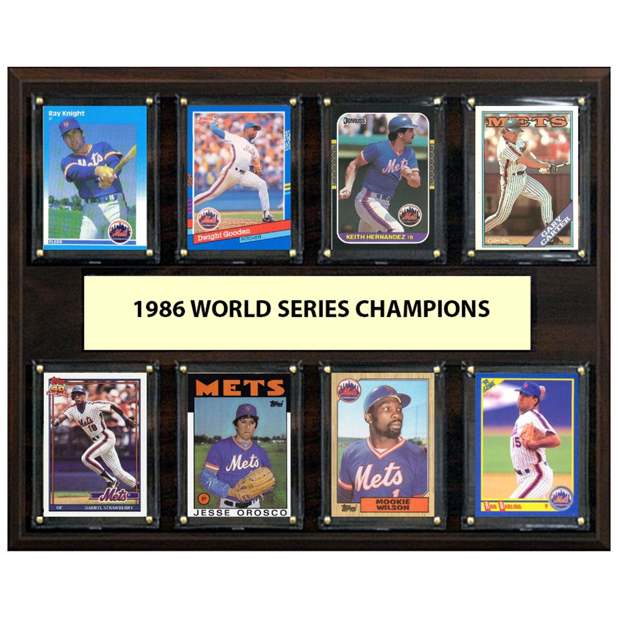 New York Mets 12" x 15" Trading Card Plaque