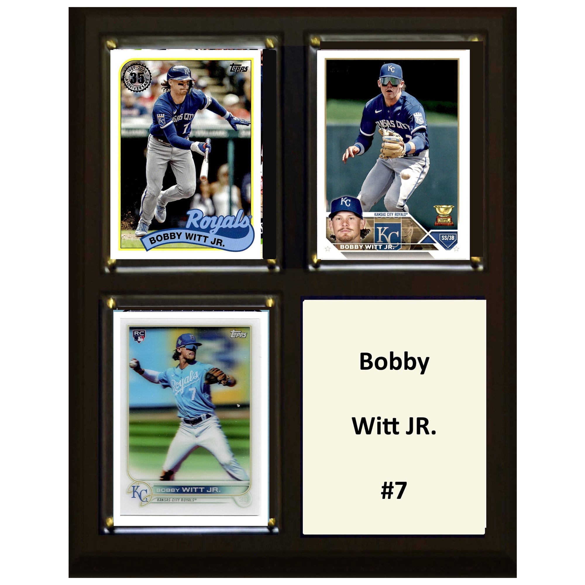 Bobby Witt Jr. Kansas City Royals 2024 8'' x 10'' Plaque