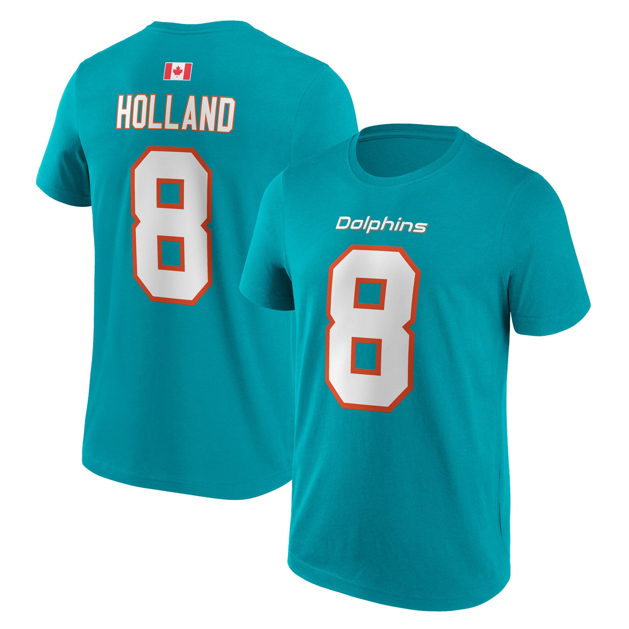 Camiseta nombre y número del Miami Dolphins - Jevon Holland 8 - Hombre