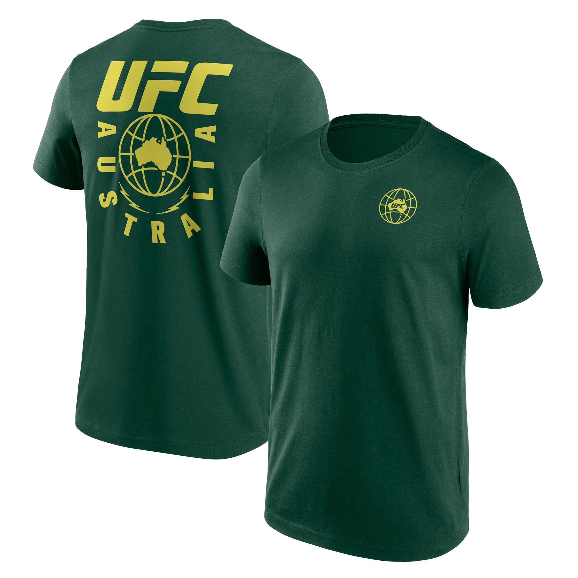 UFC Australia Hemisphere T-Shirt - Dark Green - Mens