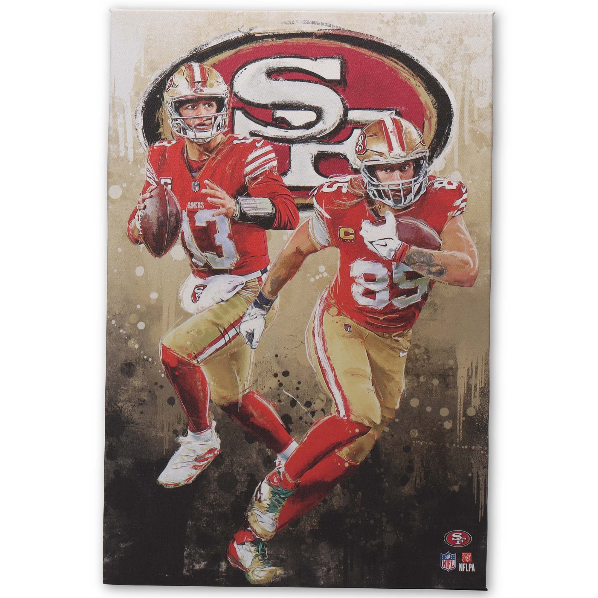 San Francisco 49ers 15" x 23" Graffiti Canvas Wall Art
