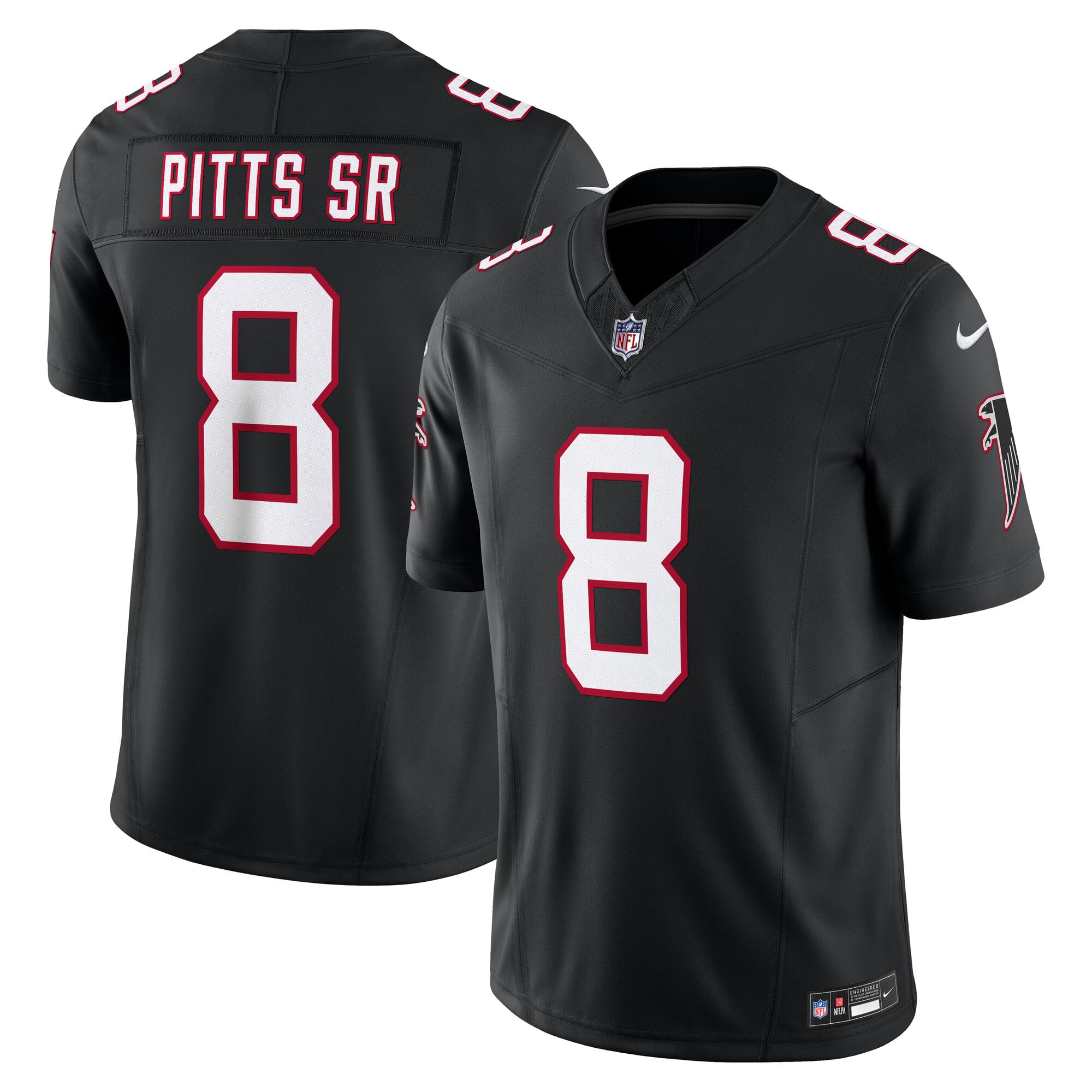 Men's Nike Kyle Pitts Sr. Black Atlanta Falcons Vapor F.U.S.E. Limited Jersey
