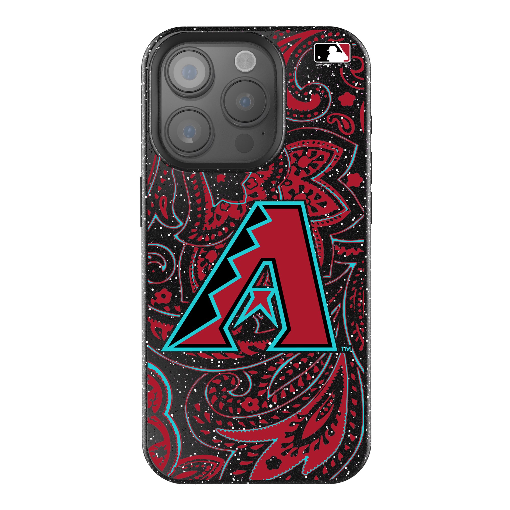 Keyscaper Arizona Diamondbacks Paisley Bling iPhone Case