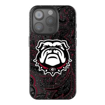 Keyscaper Georgia Bulldogs Paisley Bling iPhone Case