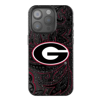 Keyscaper Georgia Bulldogs Paisley Bling iPhone Case