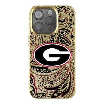 Keyscaper Georgia Bulldogs Paisley Bling iPhone Case