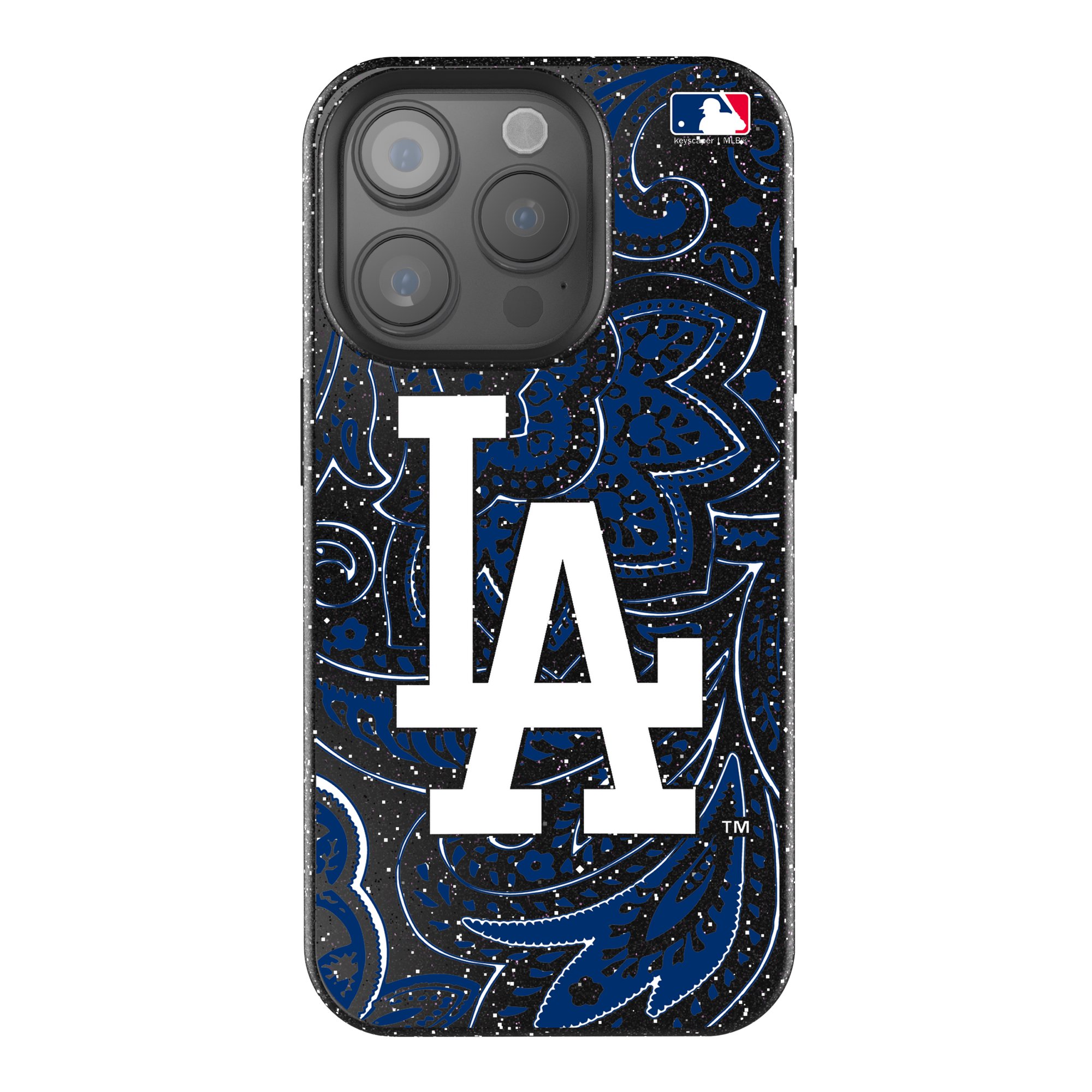 Keyscaper Los Angeles Dodgers Paisley Bling iPhone Case Keyscaper Los Angeles Dodgers Paisley Bling iPhone Case
