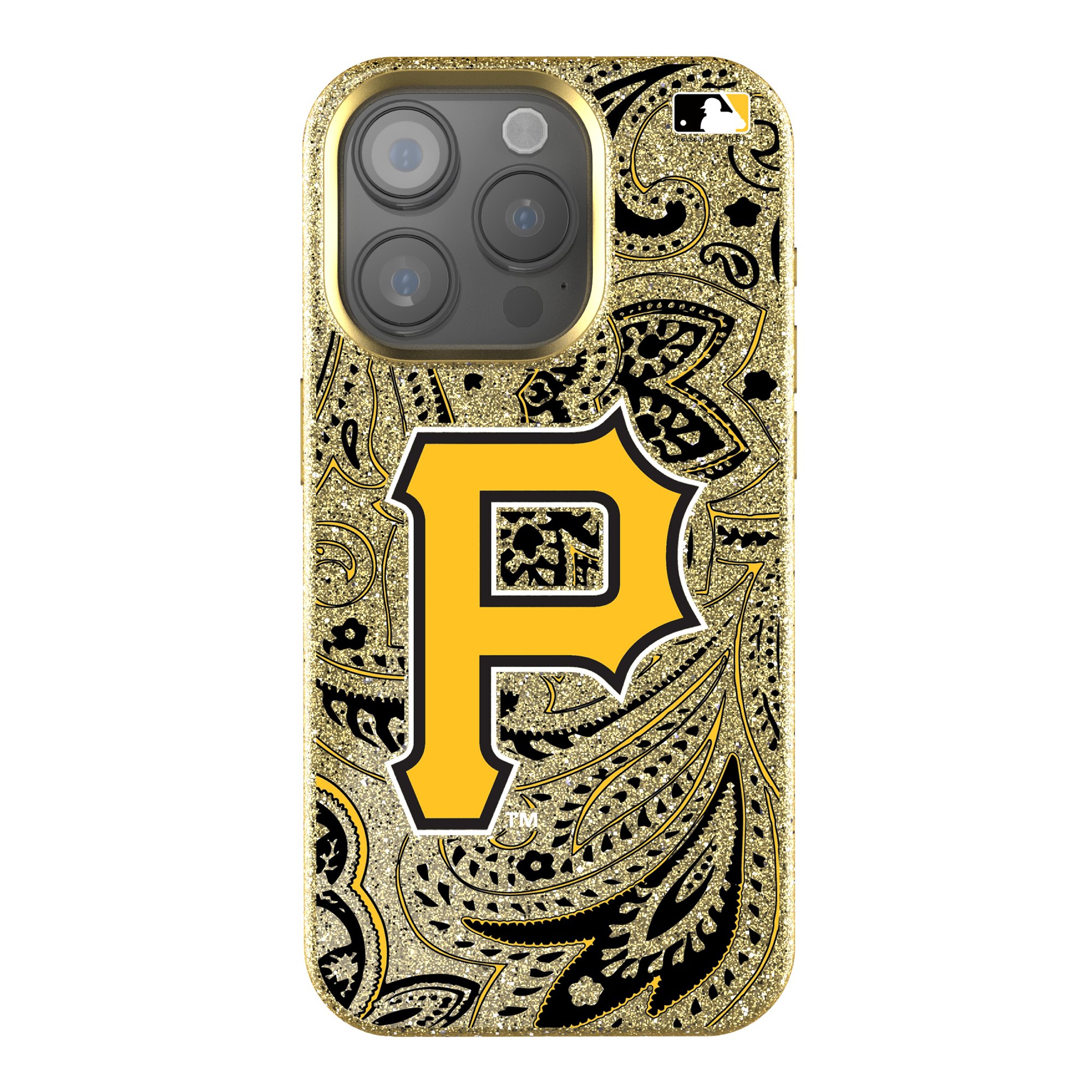 Keyscaper Pittsburgh Pirates Paisley Bling iPhone Case