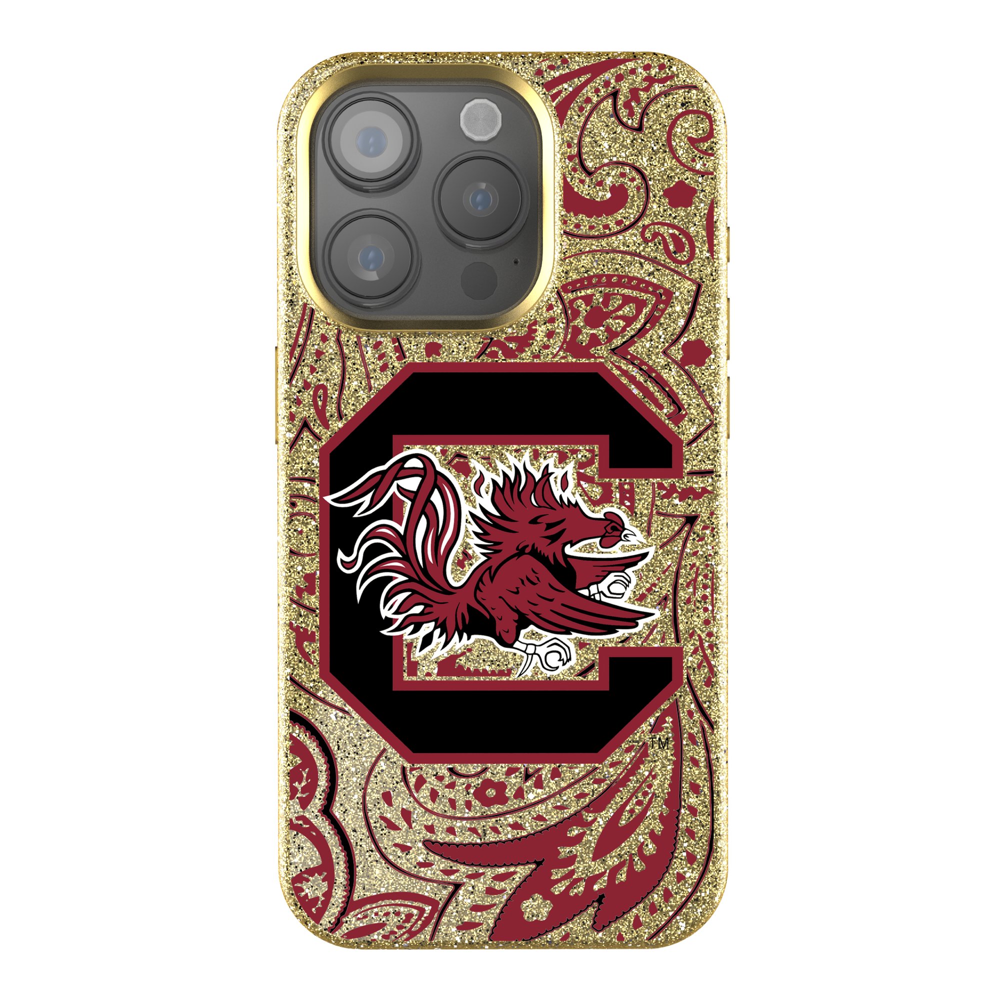 Keyscaper South Carolina Gamecocks Paisley Bling iPhone Case Keyscaper South Carolina Gamecocks Paisley Bling iPhone Case
