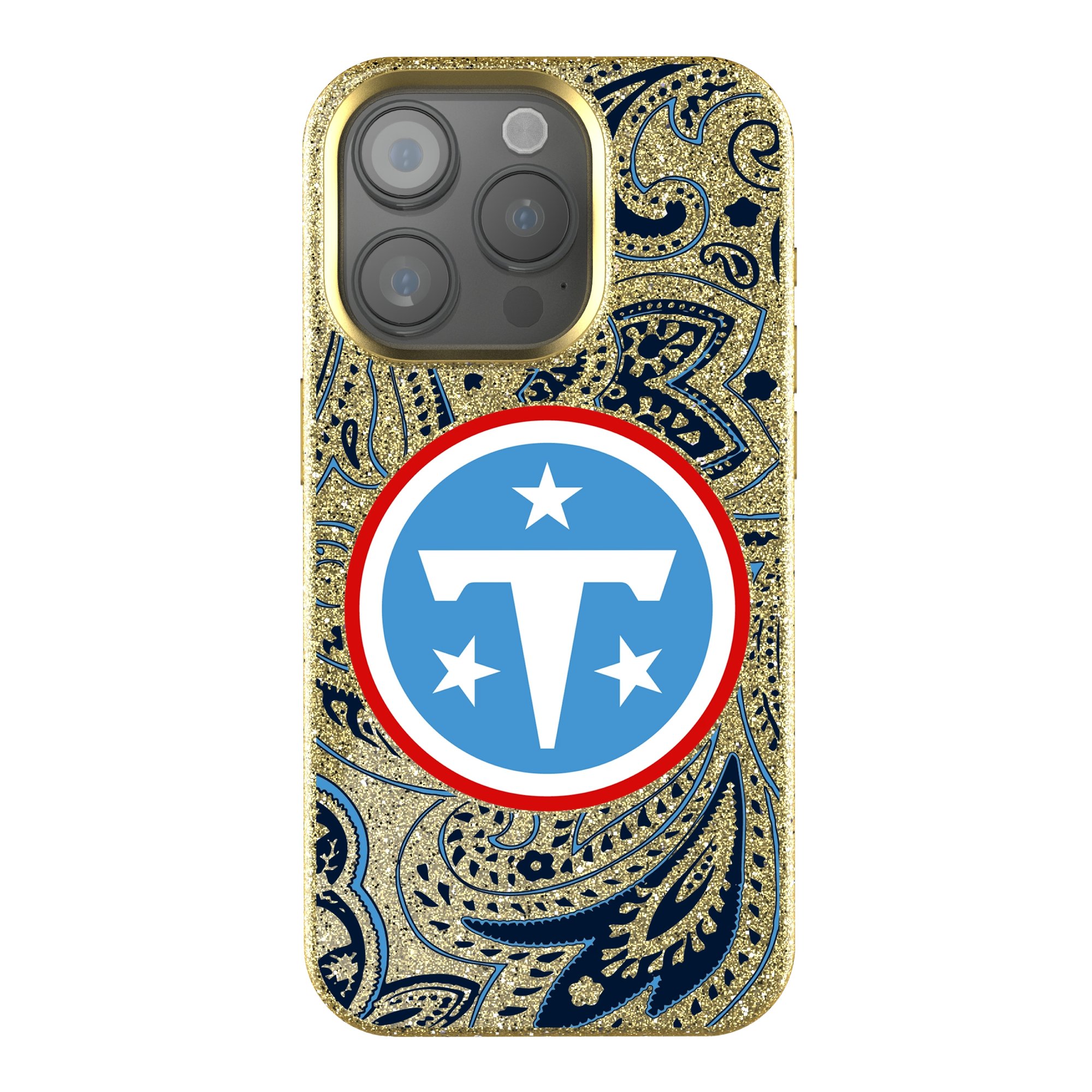 Keyscaper Tennessee Titans Paisley Bling iPhone Case