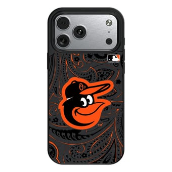 Keyscaper Baltimore Orioles Paisley iPhone Magnetic Bump Case