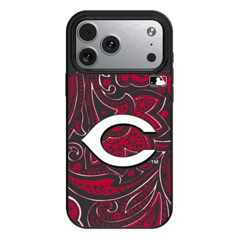 Keyscaper Cincinnati Reds Paisley iPhone Magnetic Bump Case