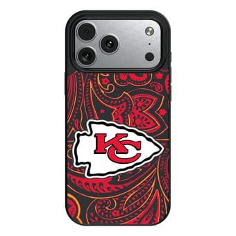 Keyscaper Kansas City Chiefs Paisley iPhone Magnetic Bump Case