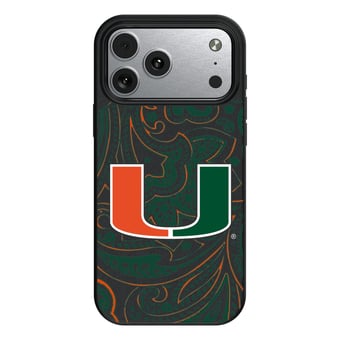 Keyscaper Miami Hurricanes Paisley iPhone Magnetic Bump Case
