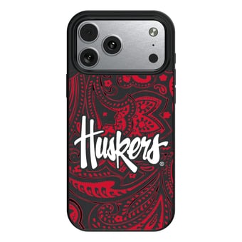 Keyscaper Nebraska Huskers Paisley iPhone Magnetic Bump Case
