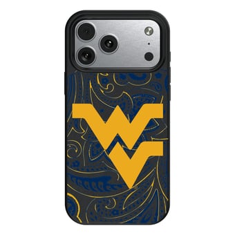 Keyscaper West Virginia Mountaineers Paisley iPhone Magnetic Bump Case