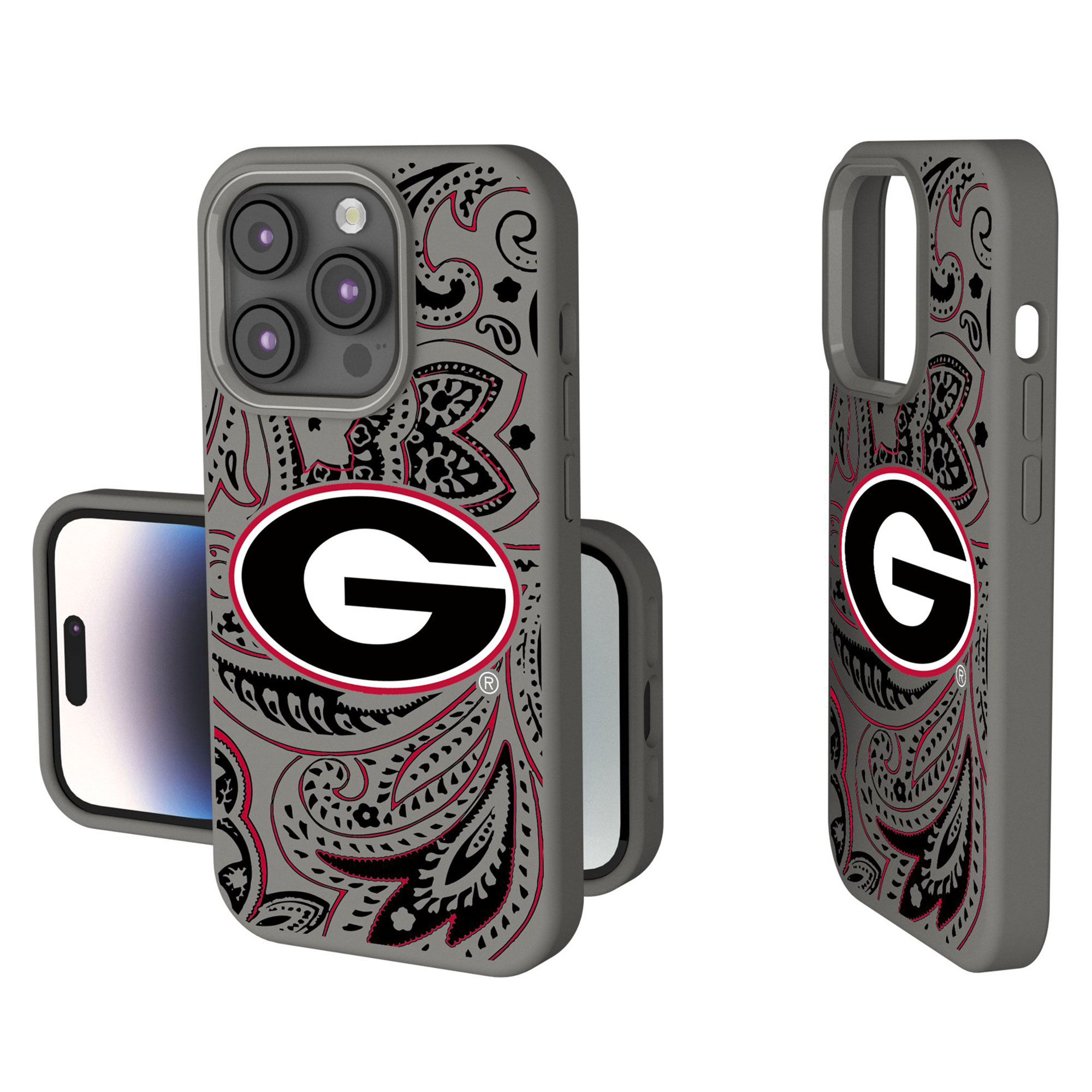 Georgia Bulldogs Paisley iPhone Soft Touch Case Georgia Bulldogs Paisley iPhone Soft Touch Case