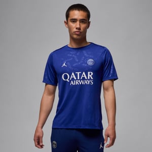 Maillot Pre-Match PSG Jordan Dri-FIT Fourth 24/25 - Bleu, vue 3