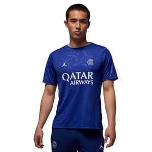 Maillot Pre-Match PSG Jordan Dri-FIT Fourth 24/25 - Bleu