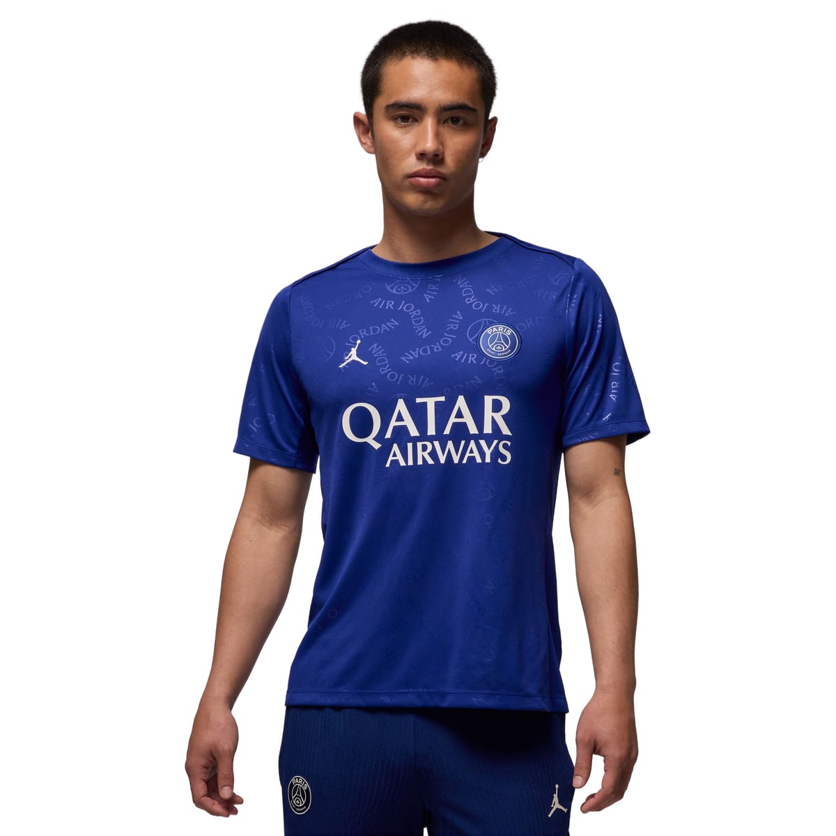 Maillot Pre-Match PSG Jordan Dri-FIT Fourth 24/25 - Bleu