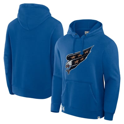 Men's Fanatics Blue Washington Capitals Decades Collection Tradition Hoodie