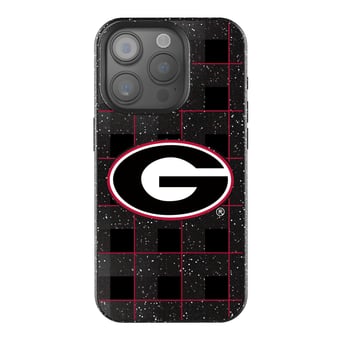 Keyscaper Georgia Bulldogs Plaid Bling iPhone Case