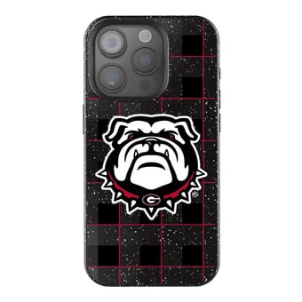 Keyscaper Georgia Bulldogs Plaid Bling iPhone Case