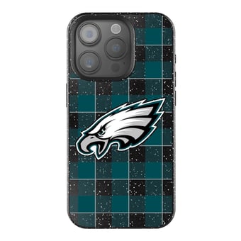 Keyscaper Philadelphia Eagles Plaid Bling iPhone Case