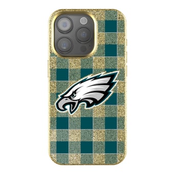 Keyscaper Philadelphia Eagles Plaid Bling iPhone Case