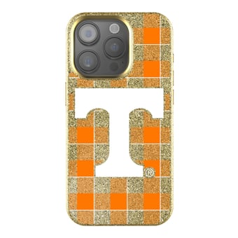 Keyscaper Tennessee Volunteers Plaid Bling iPhone Case