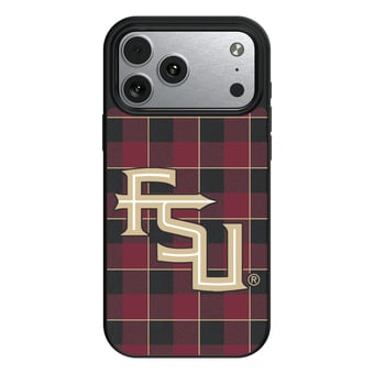 Keyscaper Florida State Seminoles Plaid Magnetic Bump iPhone Case